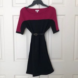 A Pea in the Pod Fuchsia Sweater Dress